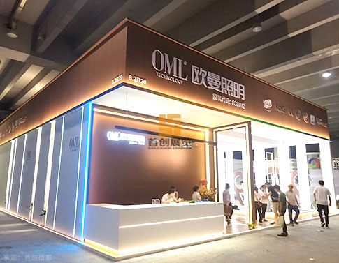 展覽設計案例：歐曼照明 - 廣州國際照明展覽設計